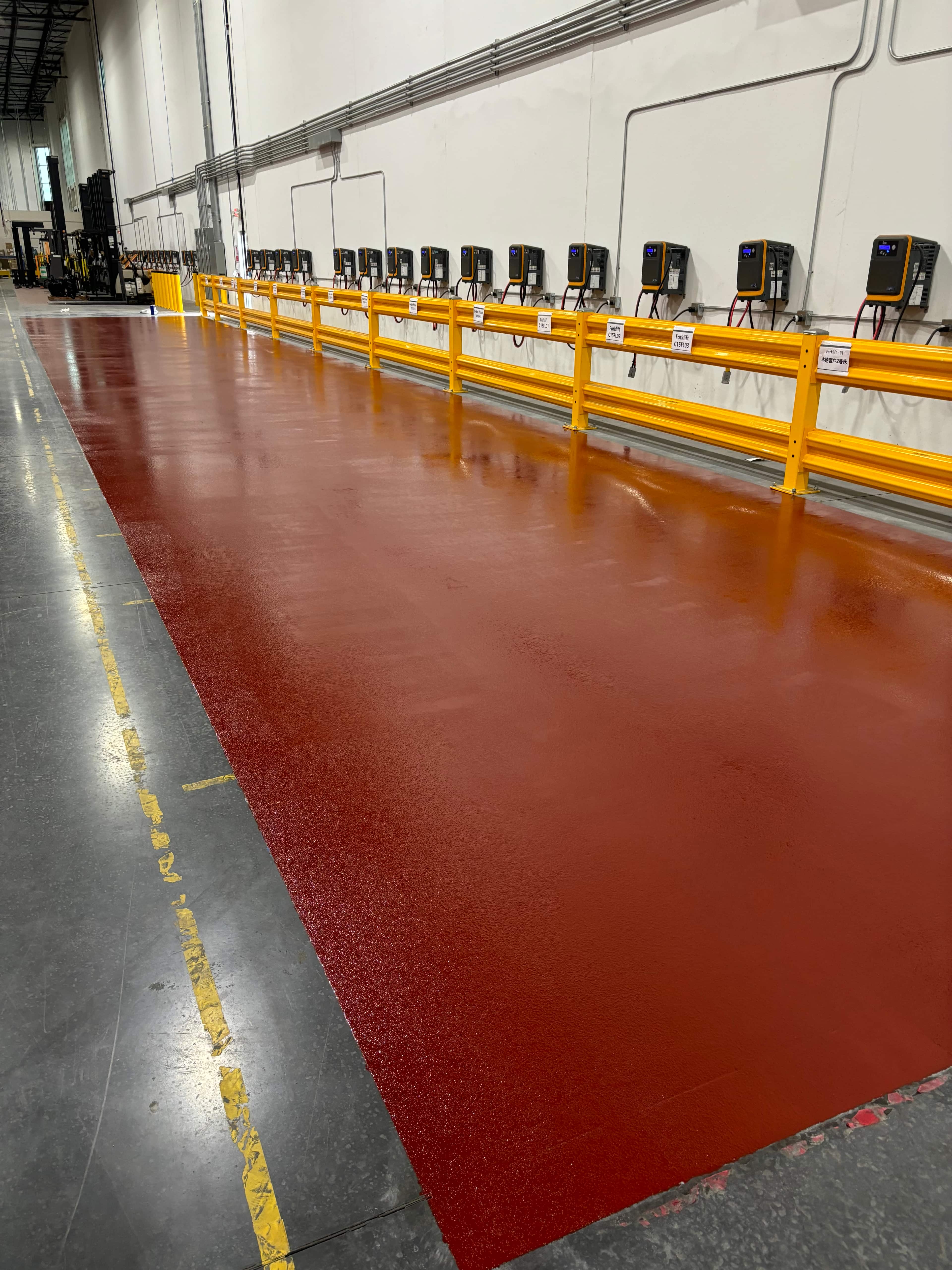 Flooring crew safety gear and preparation procedures